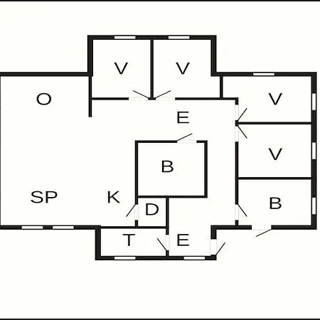 8 Person Holiday Home In Korssund-By Traum